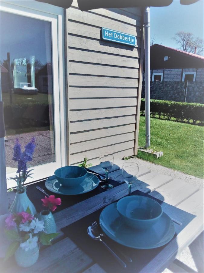 Het Dobbertje, Charmant Houten Huisje Sint Maartensvlotbrug Eksteriør bilde