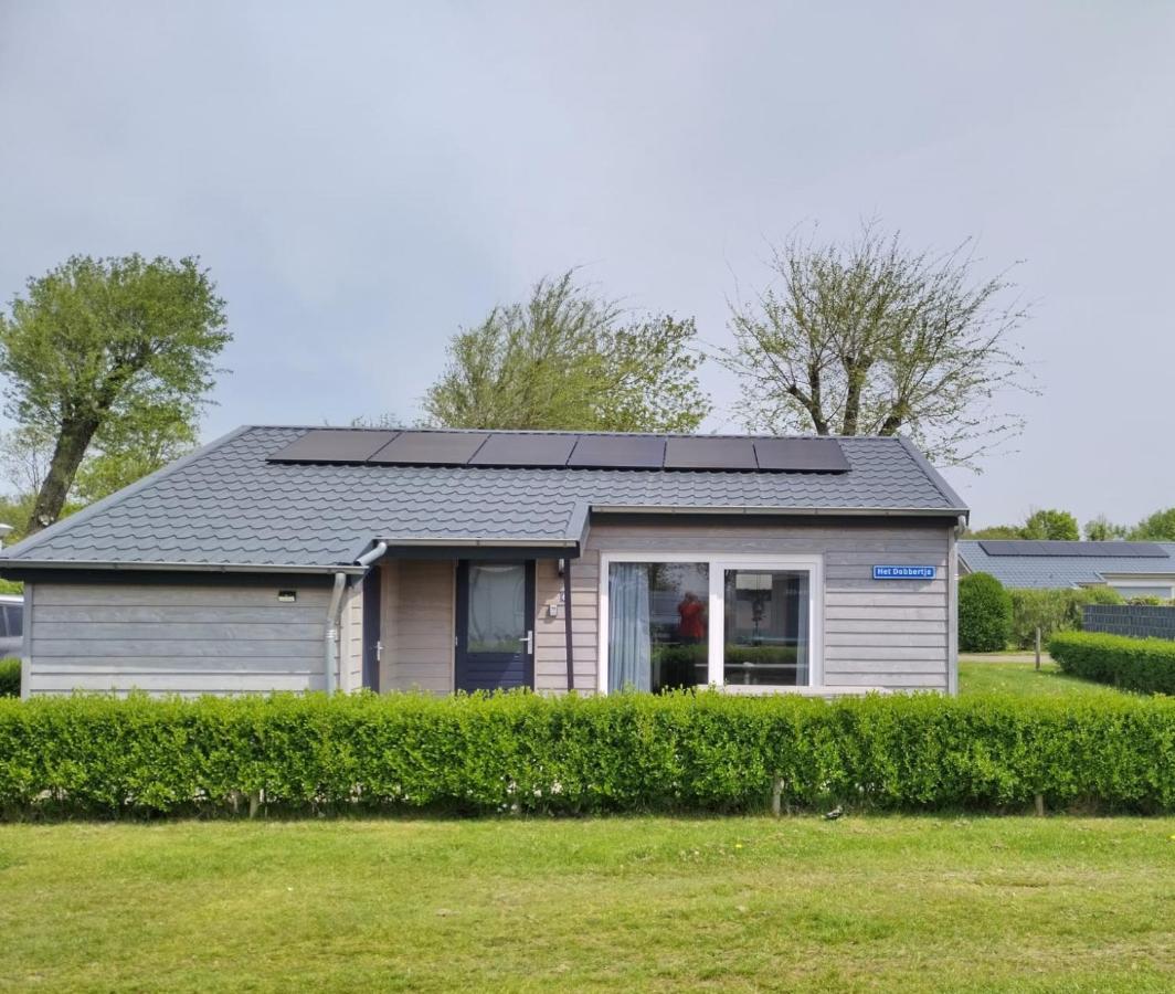 Het Dobbertje, Charmant Houten Huisje Sint Maartensvlotbrug Eksteriør bilde